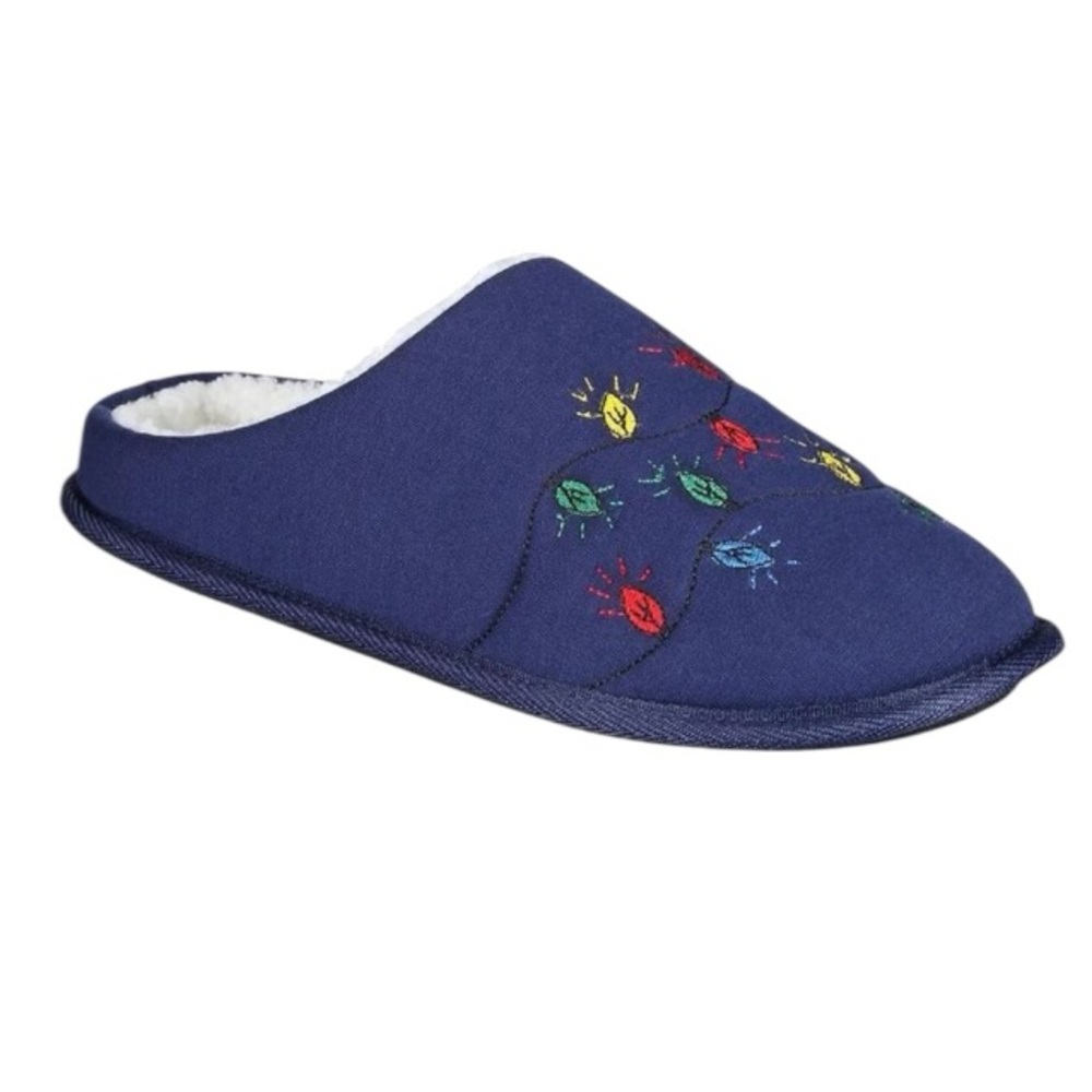 New Club Room Men’s Holiday Christmas Slippers Gifts Stocking Stuffer Warm Comfy